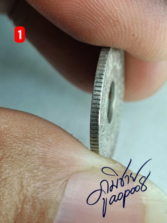 เหรียญรู 10 สตางค์ ปี พ.ศ.2484 เนื้อเงิน ลายกนกแข้งสิงห์ รูปย่อยที่ 4