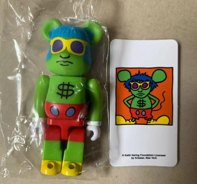 Bearbrick Series 43 ARTIST Keith Haring ANDY 100%