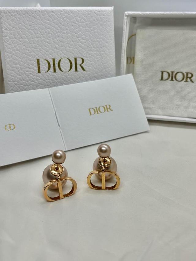 Dior Tribales Earrings สี pink gold 3