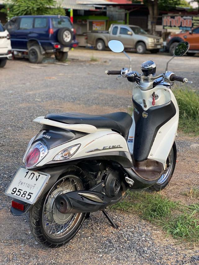 YAMAHA FINO Fi หัวฉีด สีเทาขาว ปี56 รูปที่ 6