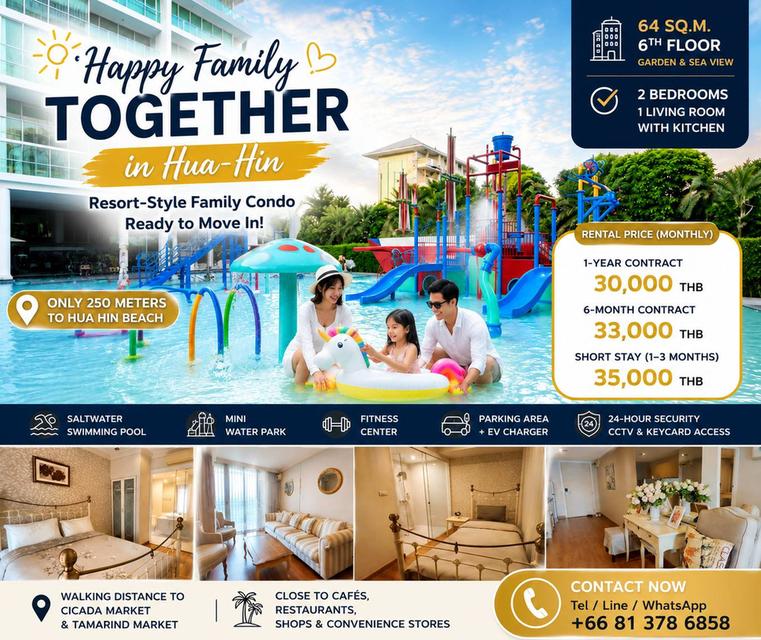 Fmily room at My Resort Hua Hin condominiun 1