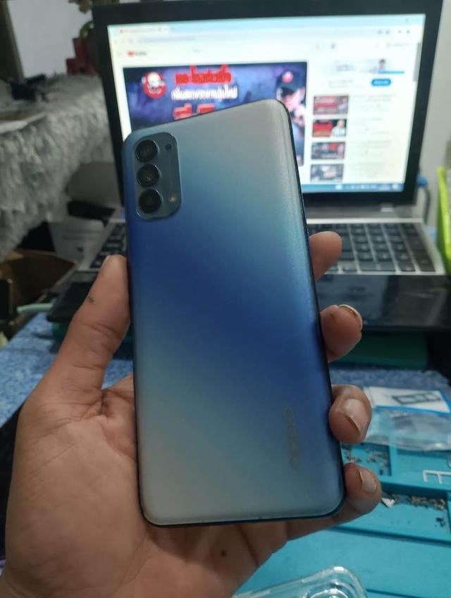 OPPO Reno 4 สีฟ้าขาว สภาพสวย เครื่องศูนย์ไทย