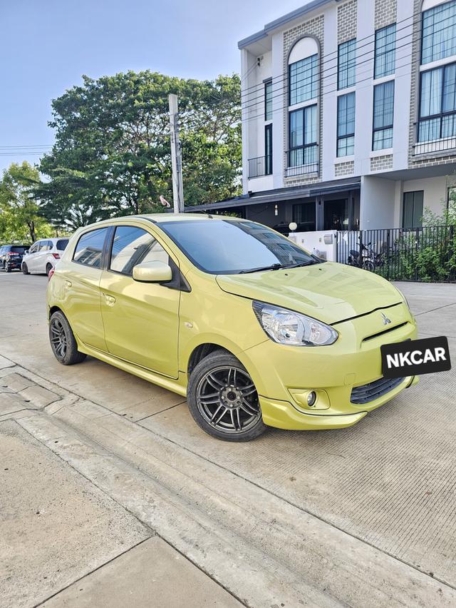 MITSUBISHI MIRAGE1.2 GLS LIMITED AIRBAG ABS AUTO ปี 2012 เครื่องดี เกียร์ดี ช่วงล่างดี สีมีซีดตามอายุ ใช้ปุ่มสตาดรถ แอร์ดิจิตอลแอร์เย็น