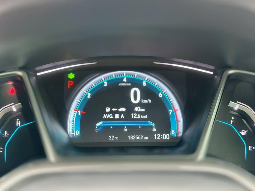 รหัสรถ PAT2121 Honda Civic FC 1.8EL สีดำ ปี 2018 9