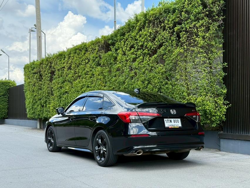 Honda civic FE RS Top ปี 2022 สีดำ สวยสุดในรุ่น มือเดียว สภาพป้ายแดง ไมล์ 40,xxx โล เช็คศูนย์ทุกระยะ