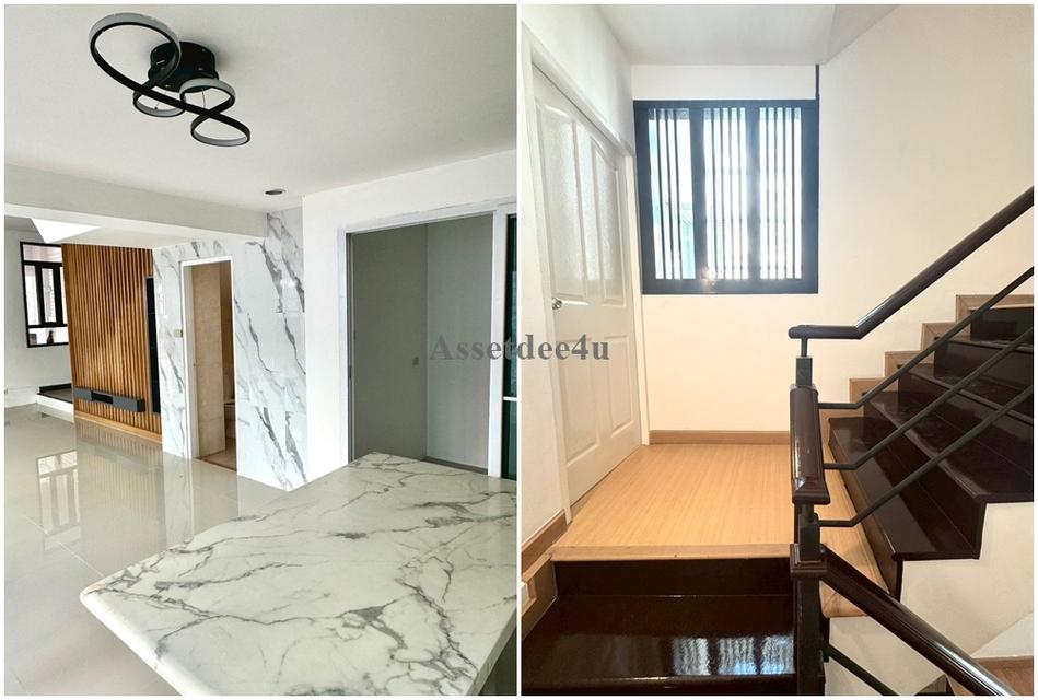 AT574 ให้เช่าทาวน์โฮม โฮมออฟฟิศ 3 ชั้นครึ่ง ทาวน์โฮม สรานนท์ ปากเกร็ด ที่จอดรถ 5 คัน ใกล้เซ็นทรัล แจ้งวัฒนะ 10