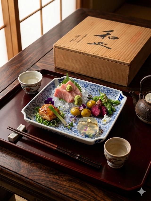 🌷 จานเซรามิคลายคราม (Blue and Whte Porcelain) FUKAGAWA