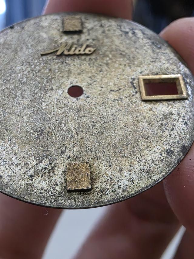 A.อะไหล่ หน้าปัด นาฬิกา MIDO มิโด้ WATCH FACE ของเก่าเก็บ สวยหายากรุ่นเก่า ขายตามสภาพ พร้อมส่ง รูปย่อยที่ 3