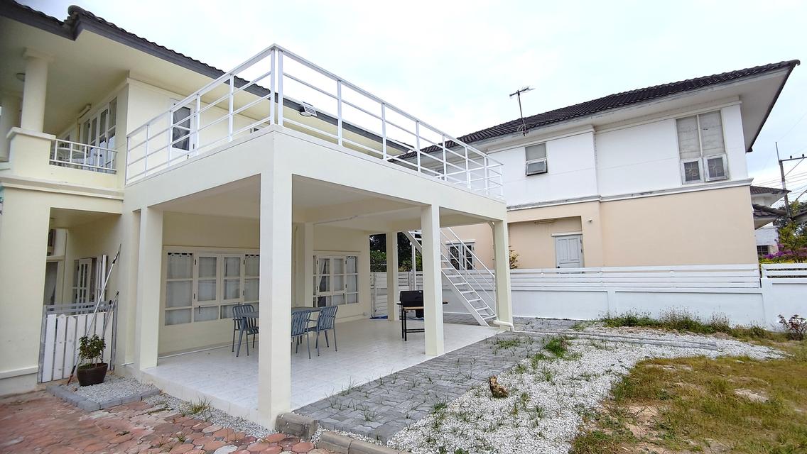 🏡House for rent 3 bedroom 2 bathroom. 140 sq.wah of land. 📌Lomtalay 1 village (Banchang District) 2