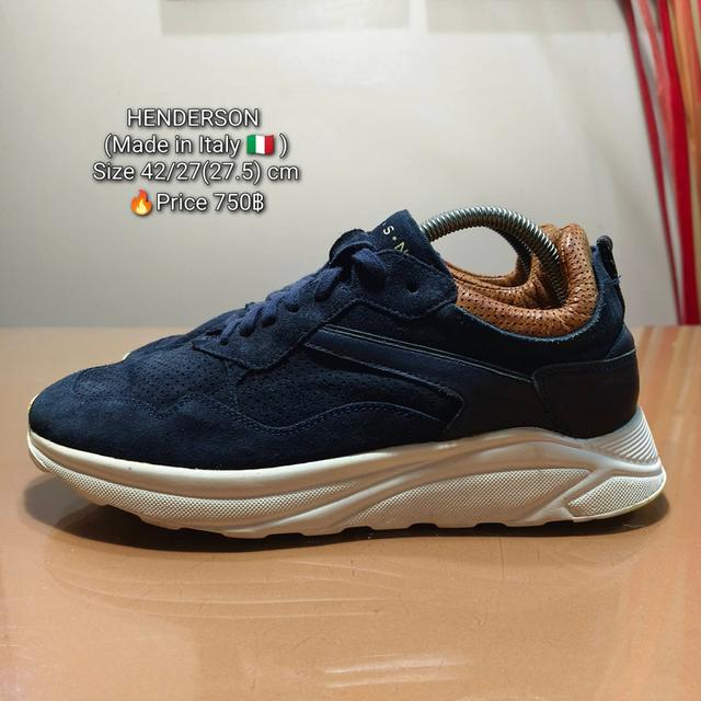 HENDERSON (Made in Italy 🇮🇹 )Size 42/27(27.5) cm🔥Price 750฿