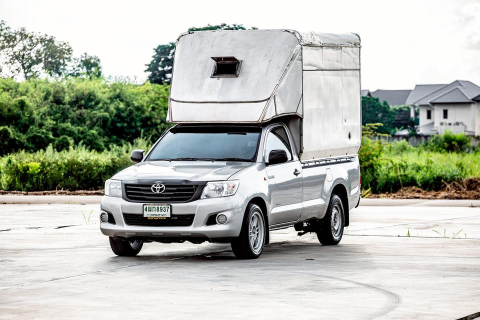 TOYOTA HILUX VIGO 2.7 J STANDARD CAB ปี 2015 สีเทา มือเดียว