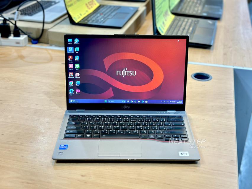 NOTEBOOK Fujitsu LifeBook U7411 / CORE i7-1165G7 / RAM 16GB / SSD 512GB M.2 / iRis Xe Graphics / LED 14 นิ้ว HD