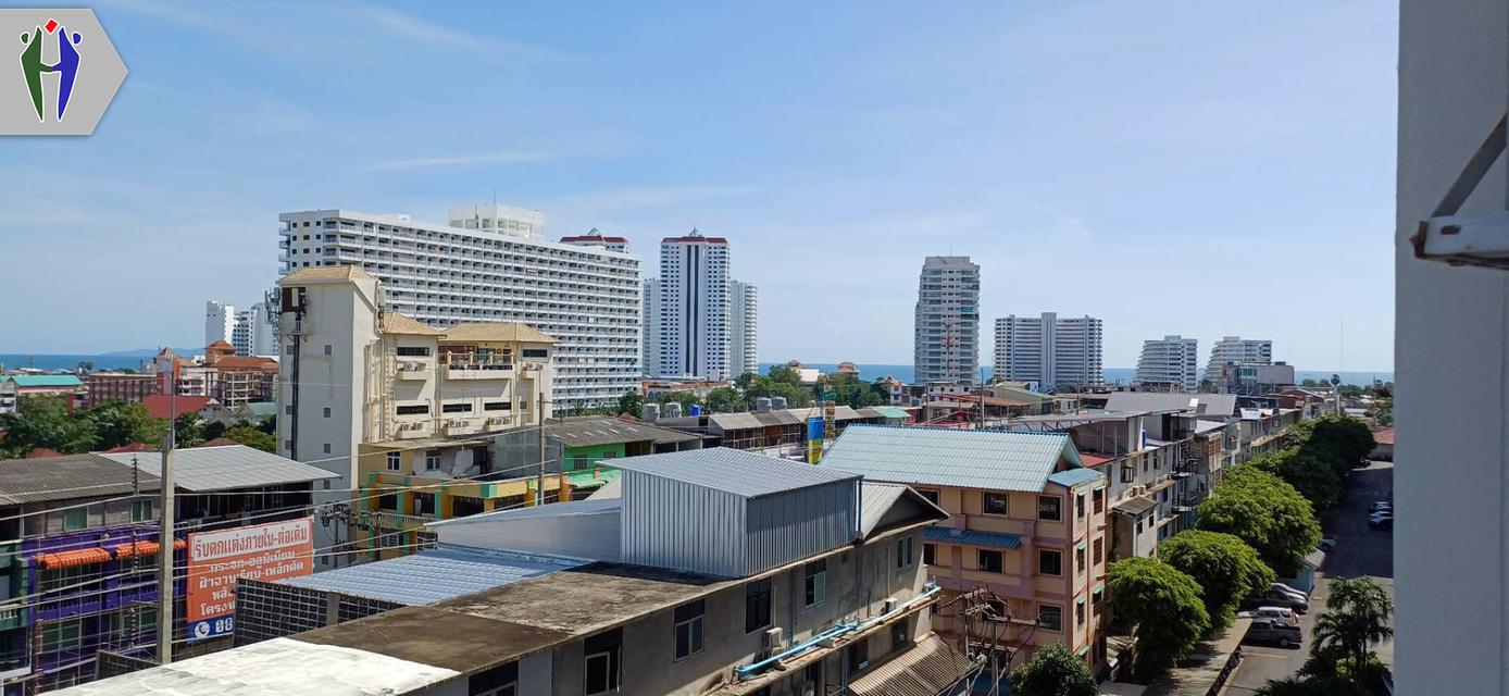 ให้เช่าวิวทะเล1 คอนโด 30 ตารางเมตร พัทยา มีรถประจำทางผ่าน 10
