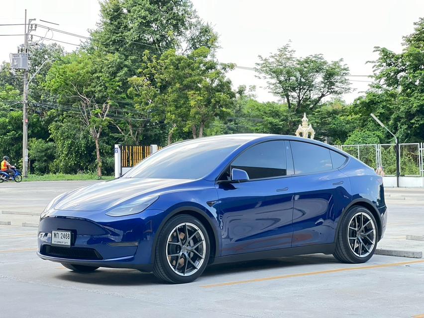 #Tesla #Model Y Long Range 2023 สีน้ำเงิน วารันตีเหลือ