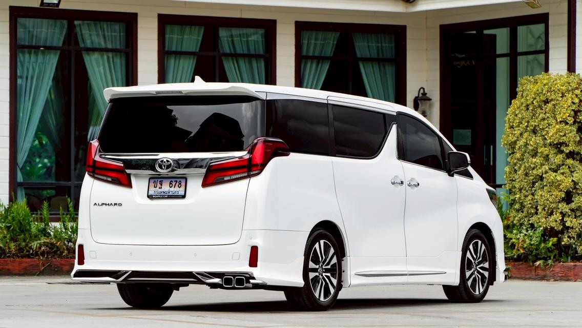 Toyota Alphard SC Package Modellista 2023 สีขาว ไมล์น้อย รูปที่ 4