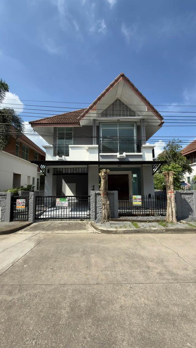 🛡 รปภ. 24 ชม. กล้องวงจรปิด สวนหย่อม! บ้านเดี่ยวในหมู่บ้านดูแลดี ย่านลาดกระบัง 🌳 📍 🏠 หมู่บ้านไวกีกิ ชอร์ ถ.พัฒนาชนบท 4 3