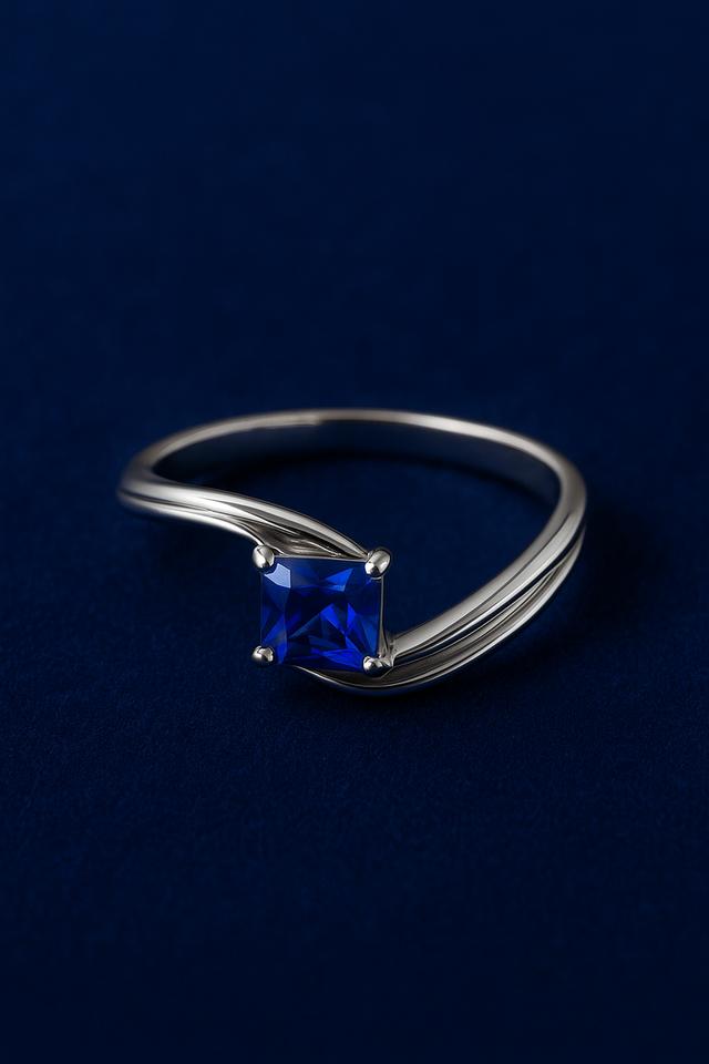 FineJewelThai | แหวนไพลินแท้ พลอยประจำเดือนเกิด เดือนกันยายน R1154bl