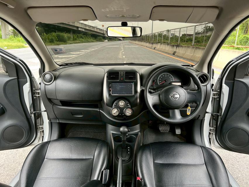 Almera 1.2E ปี 2013 auto รถบ้าน ใช้น้อย ไมล์ 15x,xxx กม. ไม่เคยชน น็อตไม่เคยขยับ 10