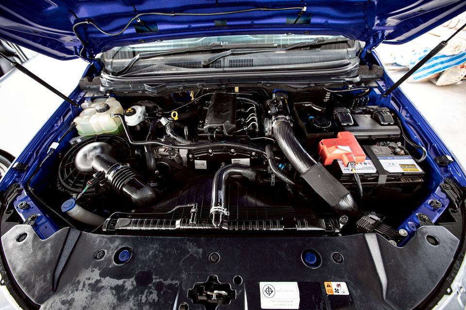 Ford Ranger 2.2 XLT Hi-Lander Double Cab ปี 2015 สีน้ำเงิน  12