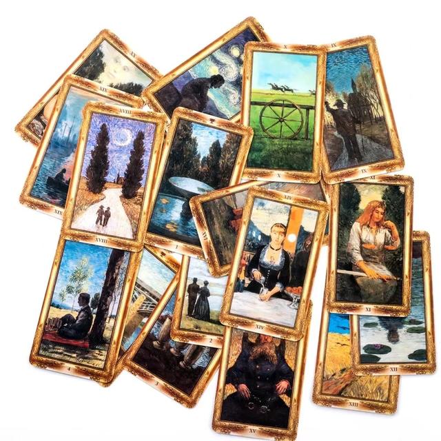 ðī Qedavian Tarot Deck | 78 Card High-Quality Tarot Deck | Beginner-Friendly Board Game & Fun Divination