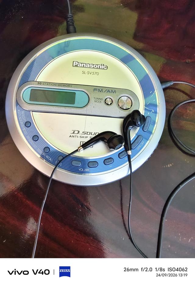 Panasonic mp3 fm am audio พกพา