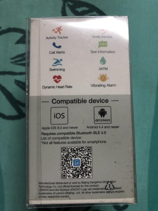 นาฬิกาวัดชีพจร lenovo Heart Rate G10 รูปที่ 3