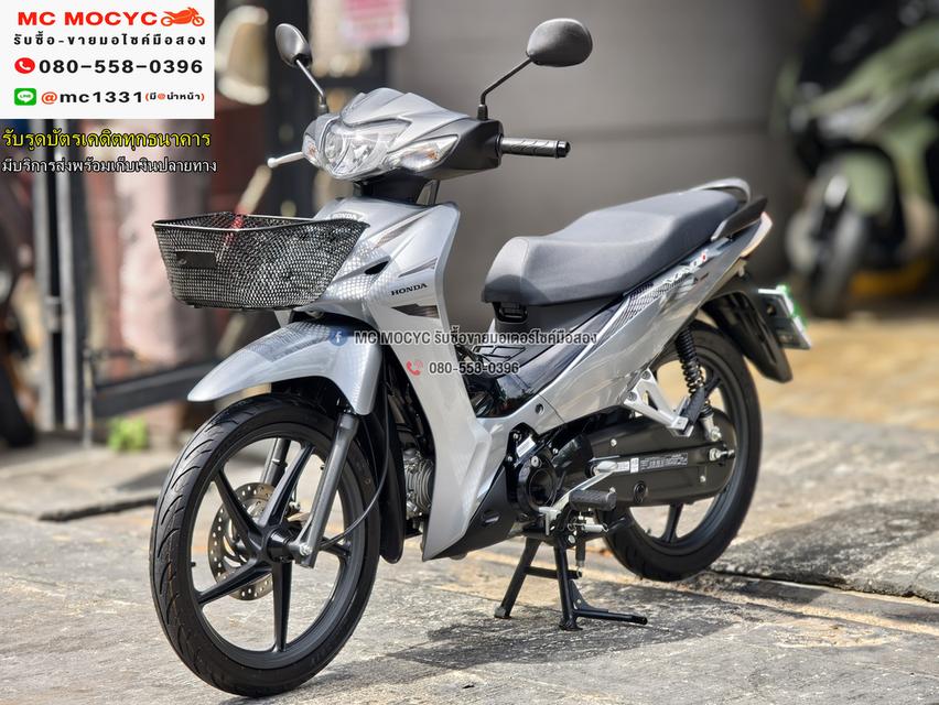 Wave 110i รุ่นTop 2024 วิ่ง2000โล สตาดมือล้อแมครถบ้านมือเดียว กุญแจ2ดอกบุคเซอวิสครบ No1171