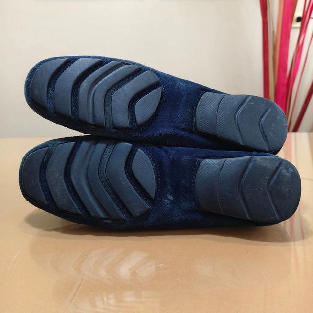 Salvatore Ferragamo Men’s Navy Suede Moccasins Shoes(A883-1)Size. EUR 45 /29(30) cm🔥 Price : 890฿ รูปที่ 5