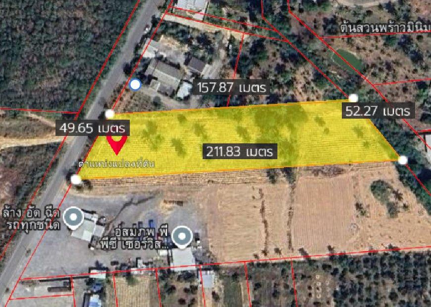 ขายที่ดินสีม่วงลายหนองขาม 4 ไร่ ติดลำห้วย ใกล้นิคมปิ่นทอง7กม. อ.ศรีราชา ชลบุรี