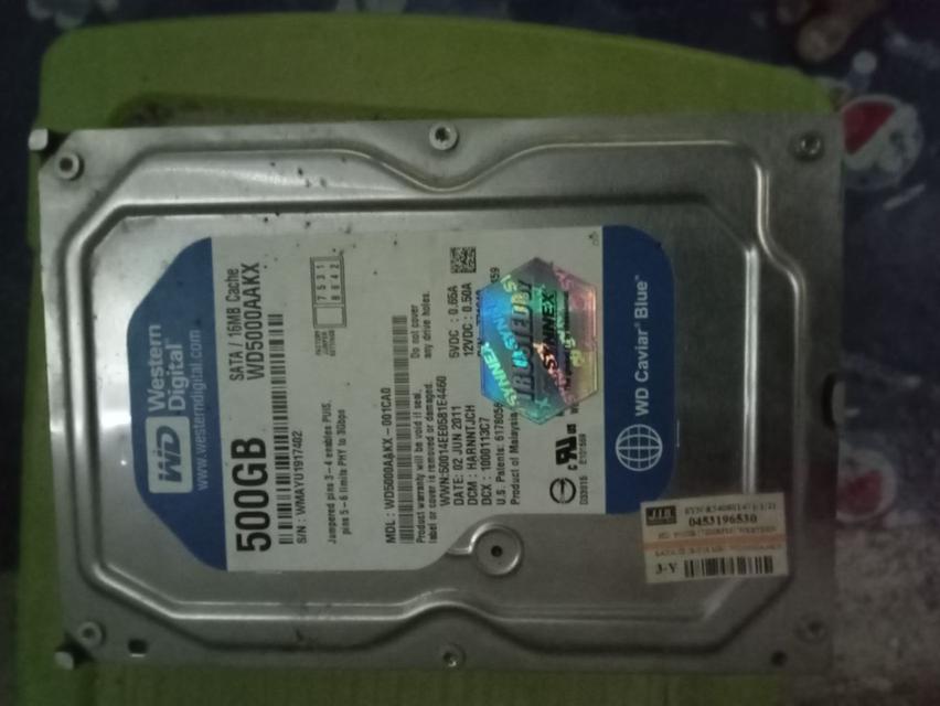 ฮาร์ดดิสก์ 500G WD SATA รูปที่ 2