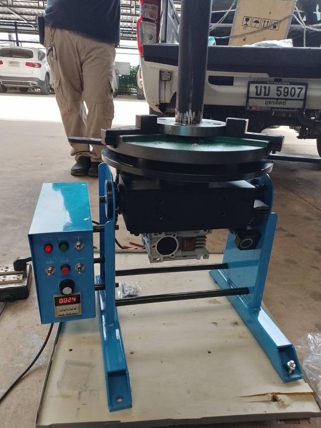 โต๊ะหมุนเชื่อมHD50 220V จับชิ้นงาน0-10“  6