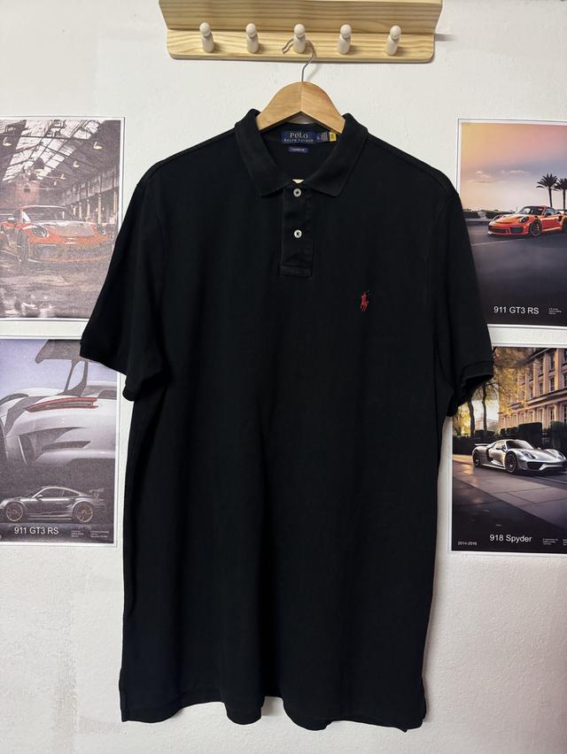 เสื้อ Polo Ralph Lauren สีดำม้าแดงป้ายสแกน