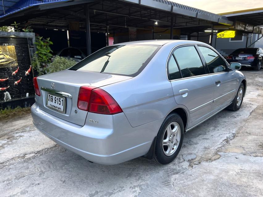 Civic ไดแมนชั่น ปี2001 ออโต้ มือเดียวป้ายแดง สีเดิม ไม่เคยแก๊ส 8