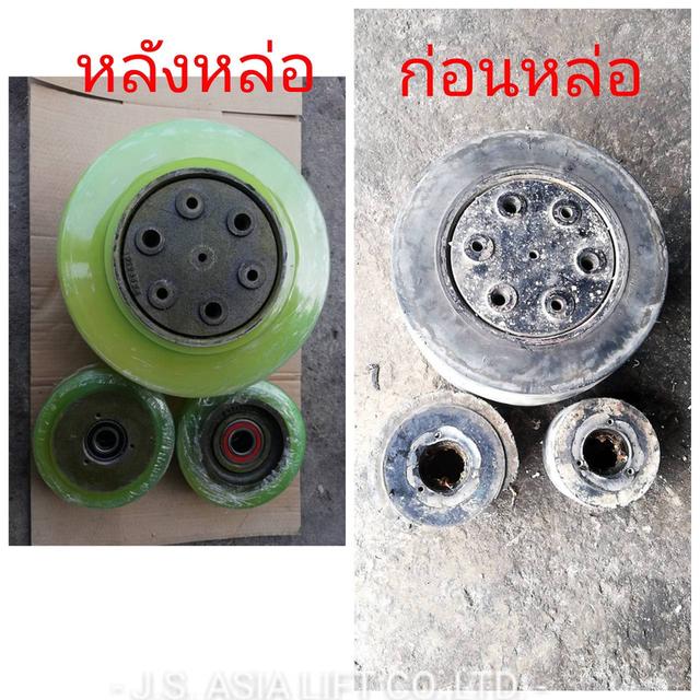 หล่อล้อโพลียูริเทน ล้อForklift 7