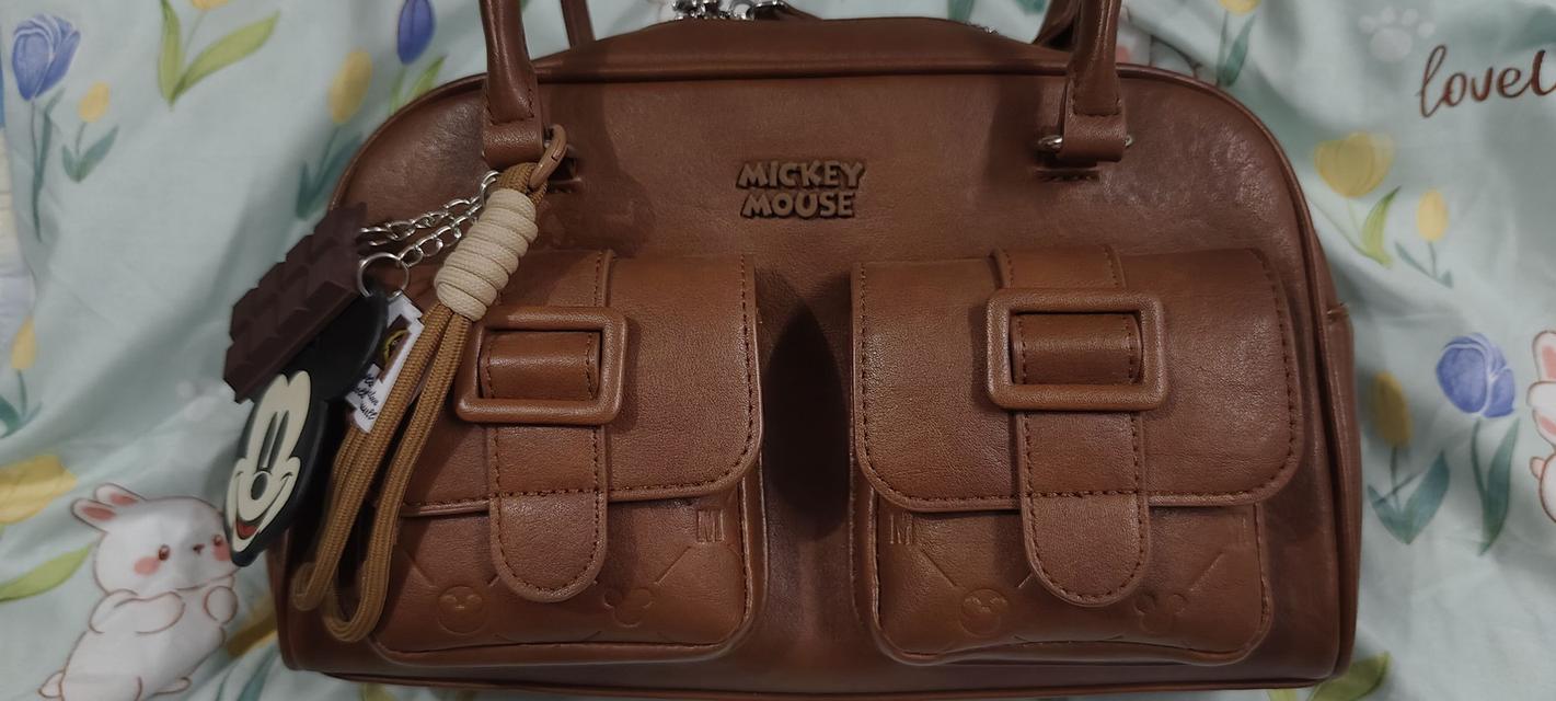 กระเป๋ามิกกี้เม้าส์สีน้ำตาล รูปที่ 7
