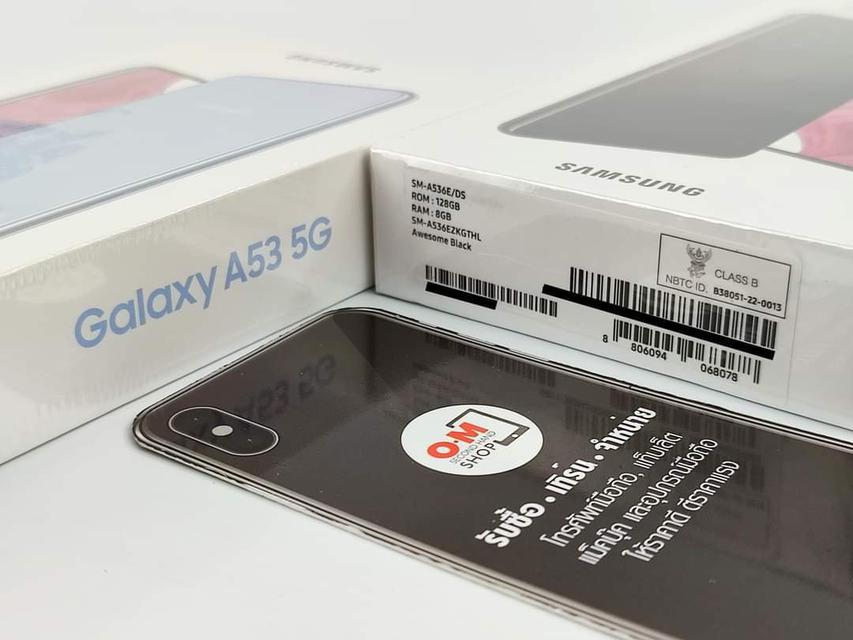รูป ขาย/แลก Samsung Galaxy A53 5G 8/128GB ศูนย์ไทย ประกันศูนย์เดือน 04/2566 ใหม่มือ1 เพียง 11,900 บาท  3