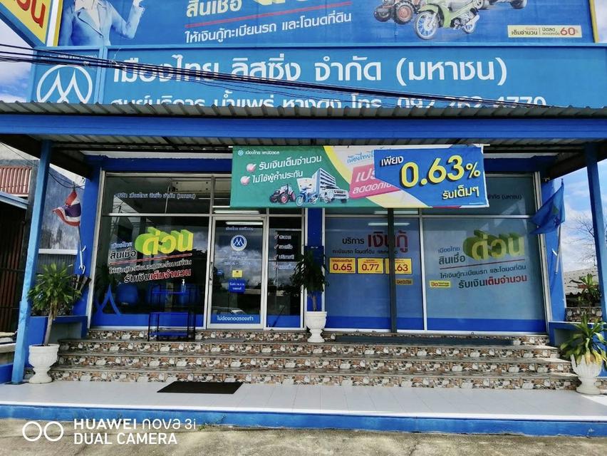 ขายตึกแถวทำเลดี พร้อมผู้เช่า ติดถนนเลี่ยงเมืองหางดง สันป่าตอง 6
