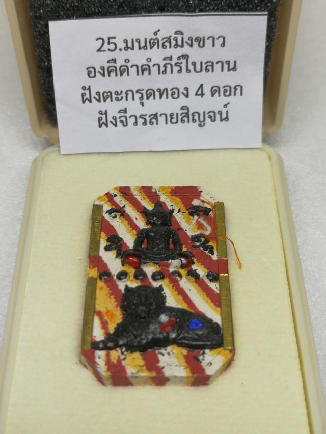 สมเด็จเสือนอนกิน รุ่นพยัคฆ์เศรษฐี มนต์สมิงขาวองค์ดำ