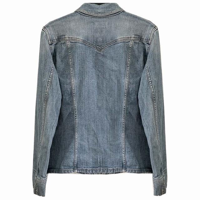 GAP ทรงสูท ยีนส์ยีด ทรงสวยมาก งานหายากเลย ลายผ้าชัดสุด ๆ มีกระเป๋าอก+ข้าง ผ้านุ่มใส่สบาย พร้อมส่ง ไม่ต้องรอ