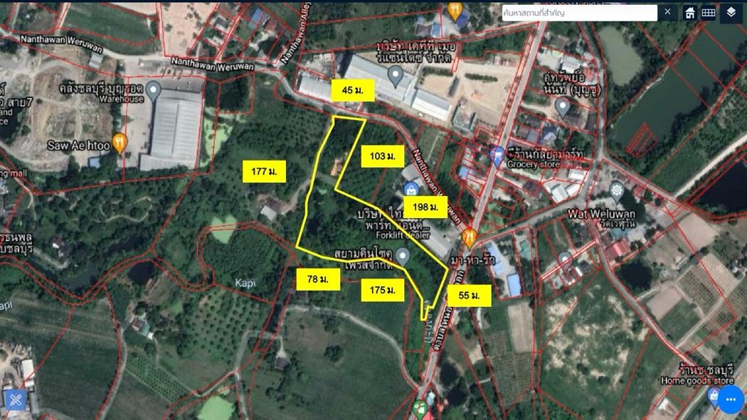 ขาย ที่ดิน EEC หนองข้างคอก ใกล้มอเตอร์เวย์ เมืองชลบุรี 12 ไร่ 1 งาน 60 ตร.วา เหมาะทำโรงงาน โกดังสินค้า
