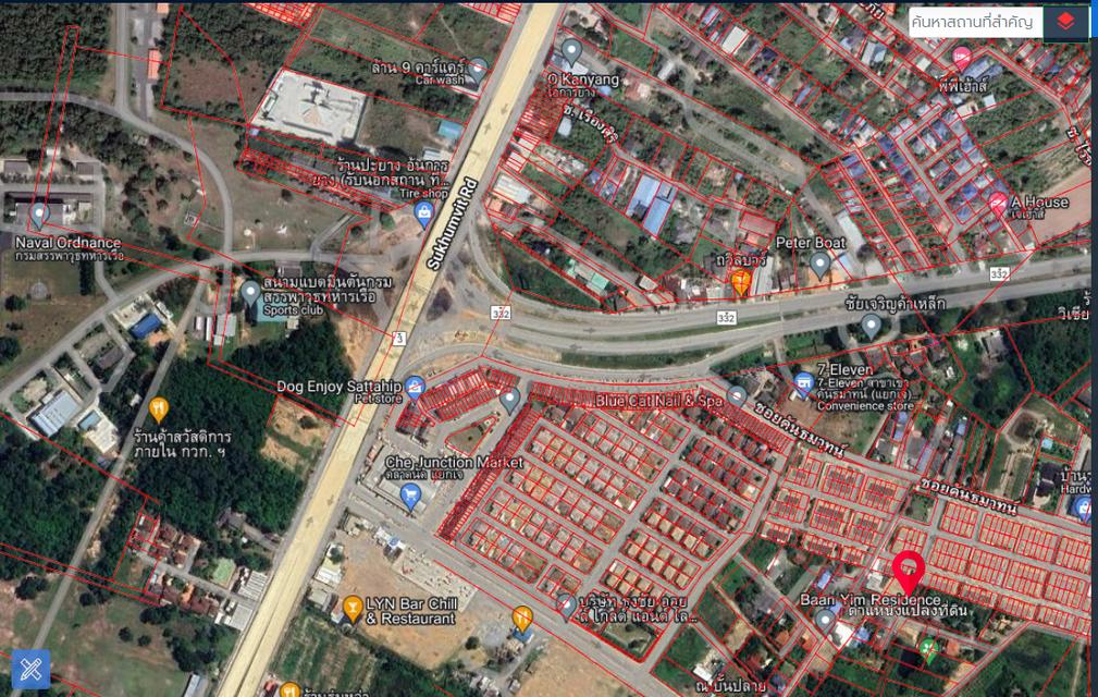 ที่ดินเปล่า 115 ตารางวาที่สัตหีบ รูปย่อยที่ 1