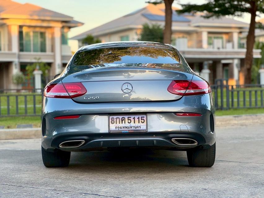 รหัสรถ AVA5115 💢 Benz C250 Coupe AMG Dynamic รุ่น Top หลังคาแก้ว ปี 2018 W205 6