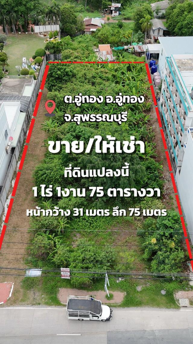 ที่ดินเปล่า อ.อู่ทอง จ.สุพรรณบุรี 1