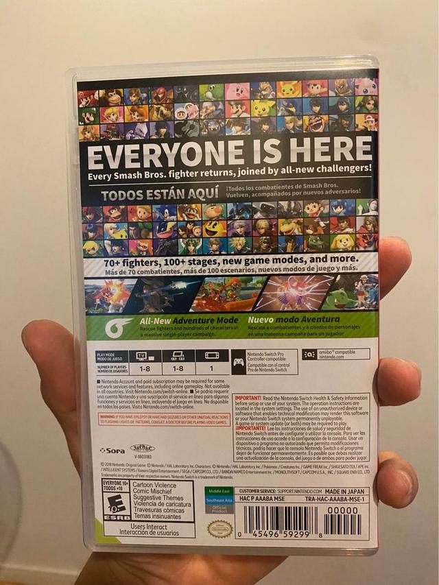 เกมส์ Super Smash Bros Ultimate ของเครื่อง Nintendo Switch 3