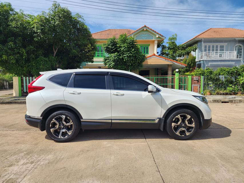 CRV Gen5 สีขาว รถปี 2019  2.4 EL AWD ขับเคลื่อน 4 ล้อ รุ่น Top เบนซิน 7 ที่นั่ง 2