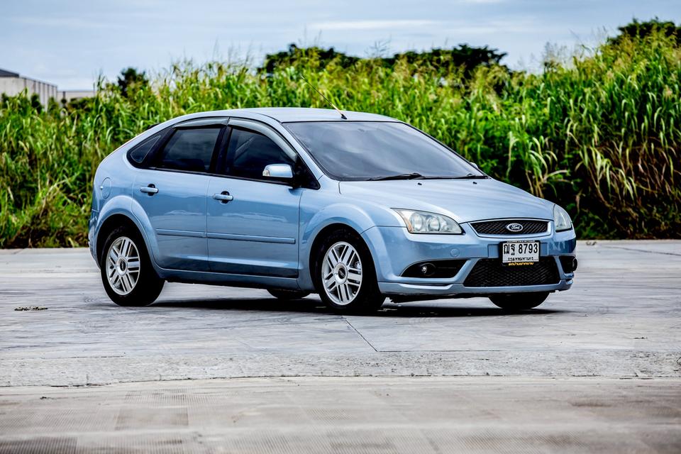 Ford focus 1.8 Sport ปี 2008 สีฟ้า เดิมโรงงานสวยสภาพดี