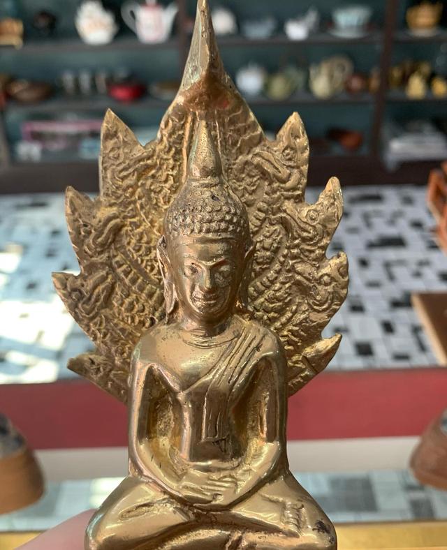 พระนาคปรก เนื้อทองเหลือง 7