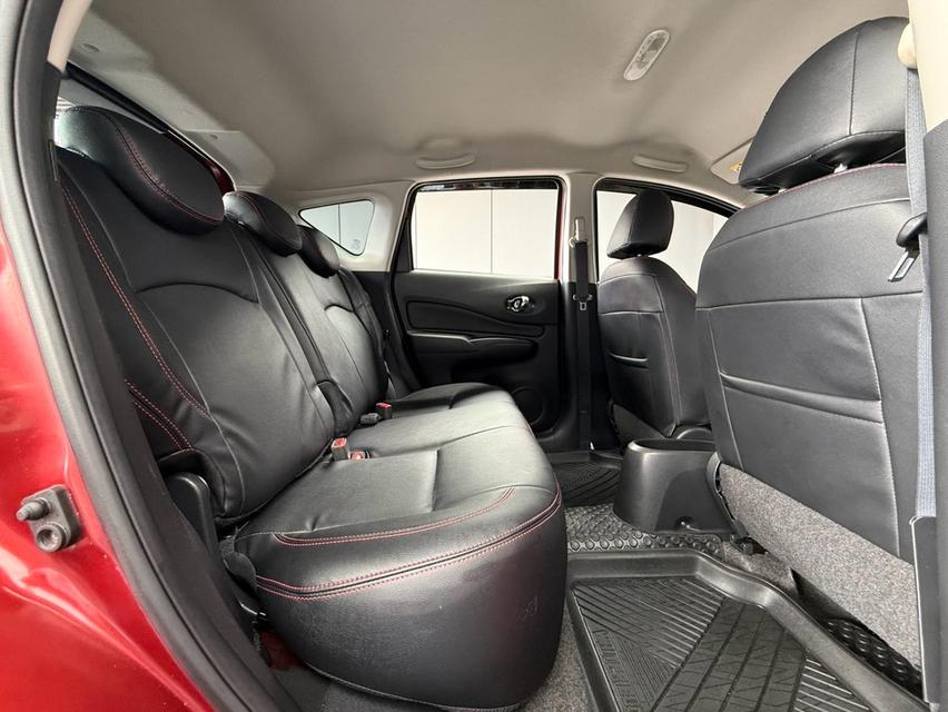 2018 NISSAN NOTE, 1.2 VL โฉม ปี17-ปัจจุบันสีแดง ตัวท็อปสุด ปุ่มสตาร์ท จดทะเบียนปี2019 รูปที่ 6