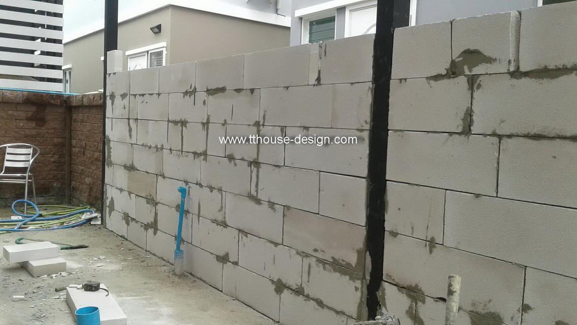 รับเหมาต่อเติม โครงหลังคา กันสาด ห้องครัว เทพื้น ปูกระเบื้อง Line dddesign23 5