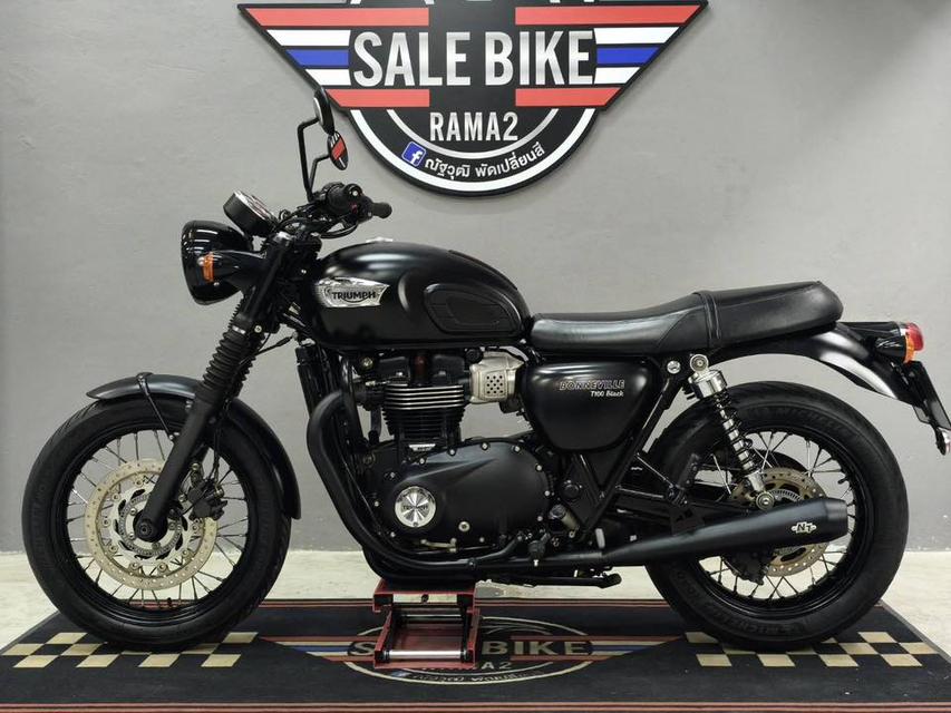 Triumph Bonneville T100 Black ปี 2019 abs หล่อๆ พร้อมขี่ใช้งาน รูปที่ 2
